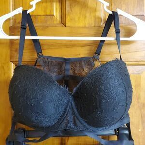 Victoria’s Secret Teddy Garter Lingerie 36D Sexy Lace Bodysuit